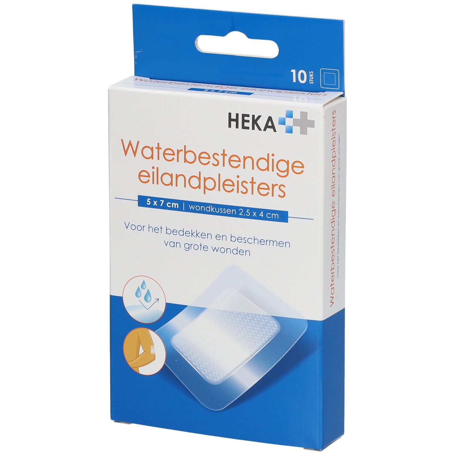 Heka Plast Border Transparant Waterproof 5 x 7 cm
