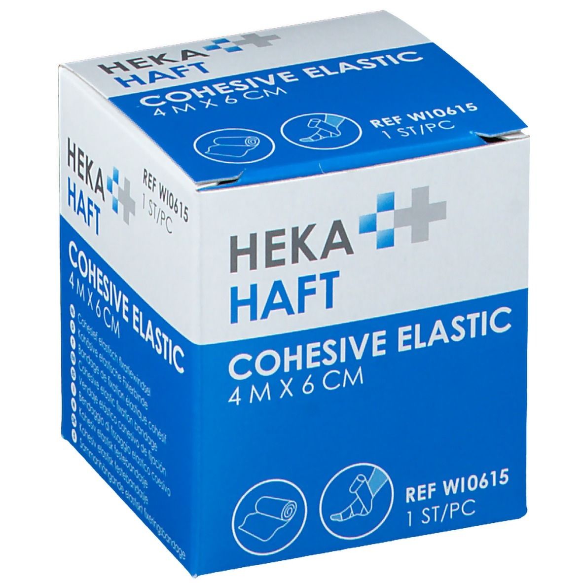 Heka Haft Cohesive Elastic 4 m x 6 cm