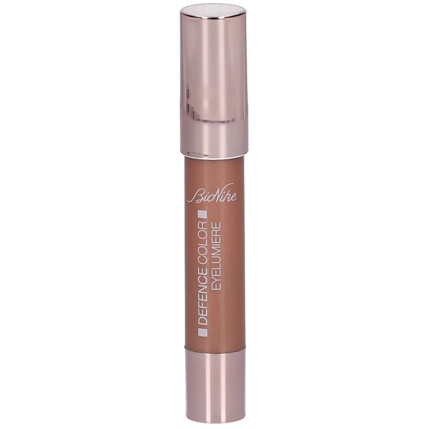 BioNike DEFENCE COLOR Eyelumiere, perzik. Potlood met roségouden dop en onderkant. Bruine tint.