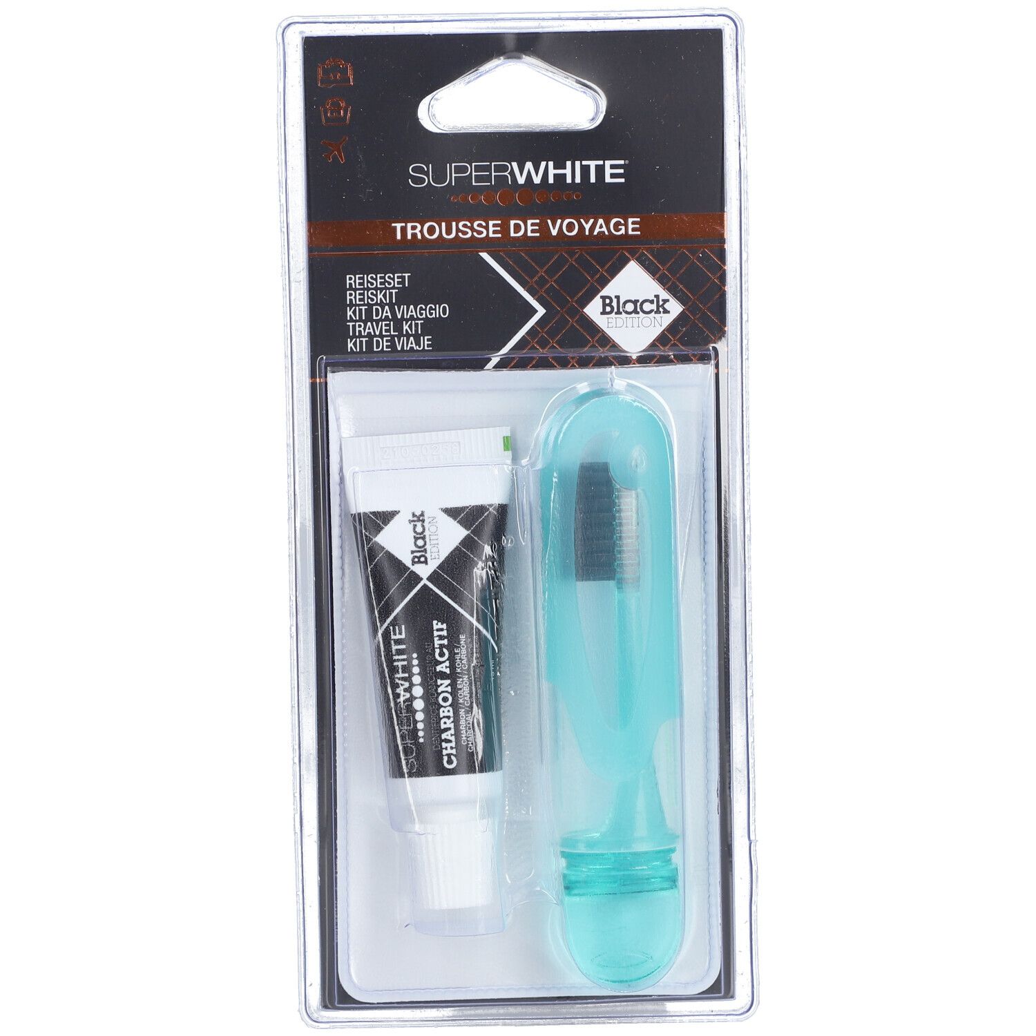 Superwhite Black Edition Reisset 1 St Kombipackung