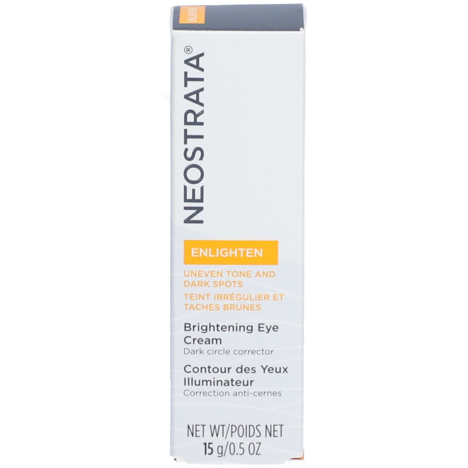NEOSTRATA®-Verpackung. ENLIGHTEN Aufhellende Augencreme. 15 g.