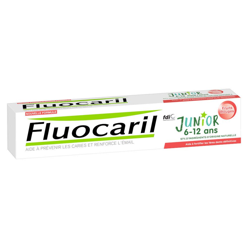 Fluocaril Dentifrice Junior Fruits Rouges