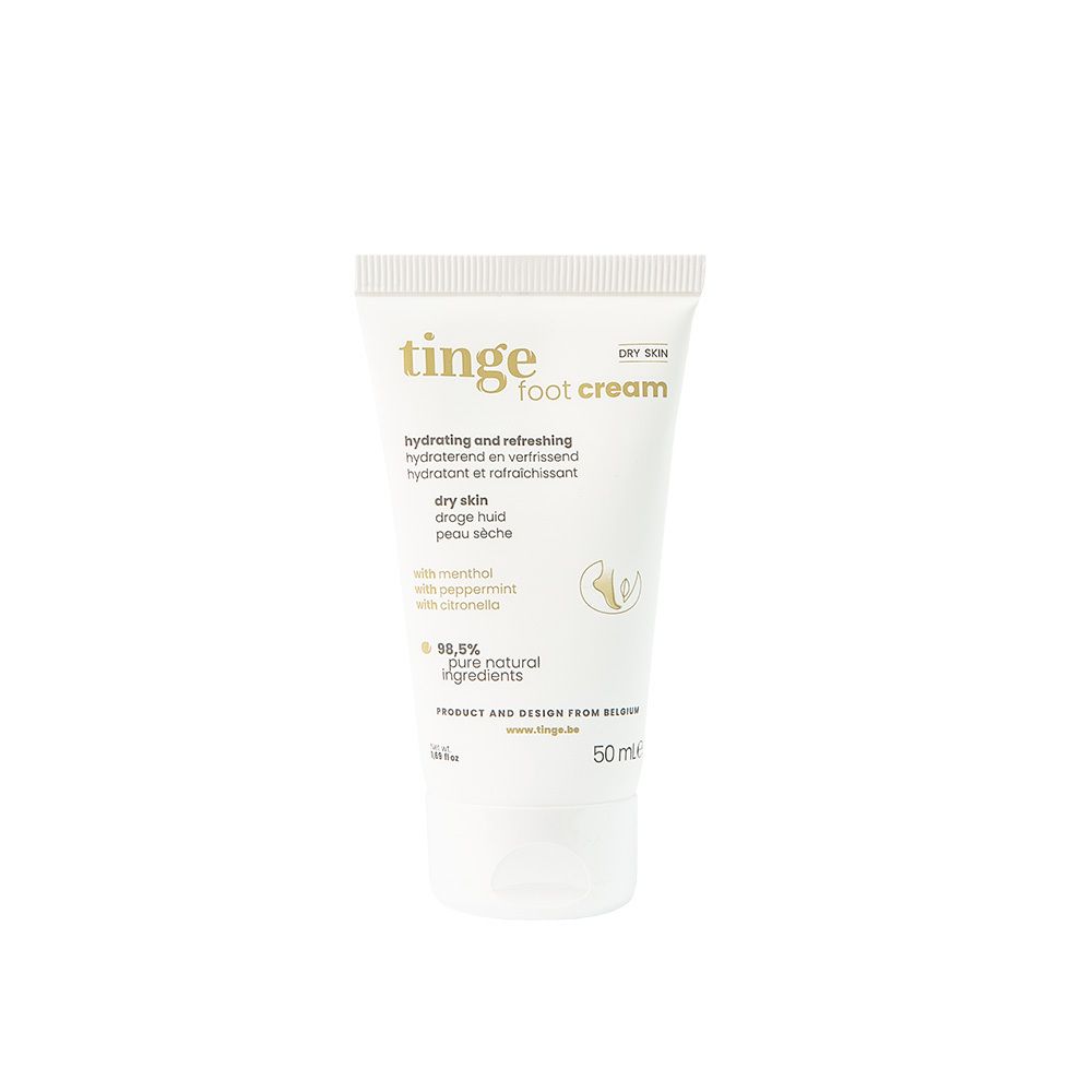 Tinge Crème pour les pieds hydratante et rafraîchissante