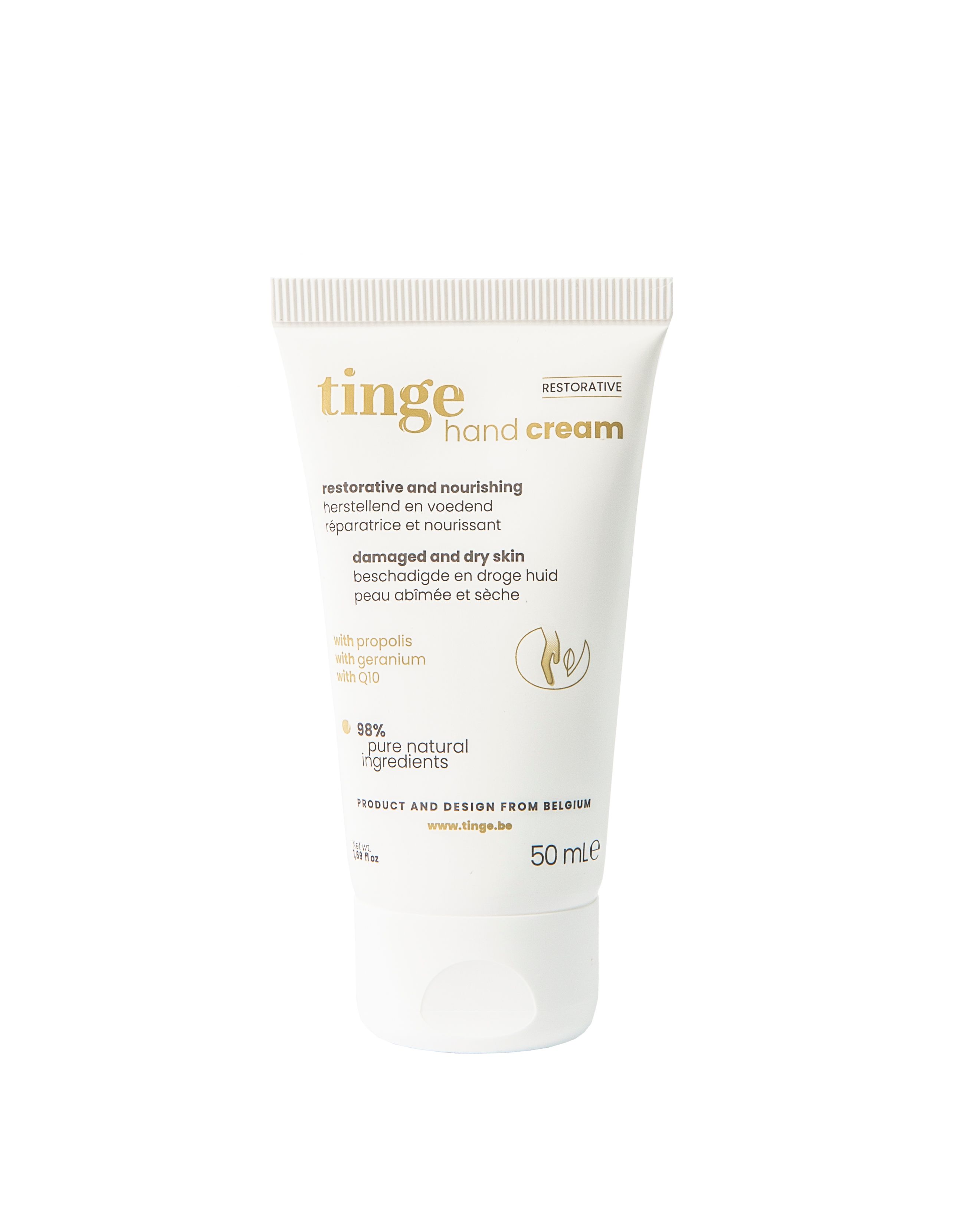 Tinge Crème pour les mains restauratrice et nourrissante