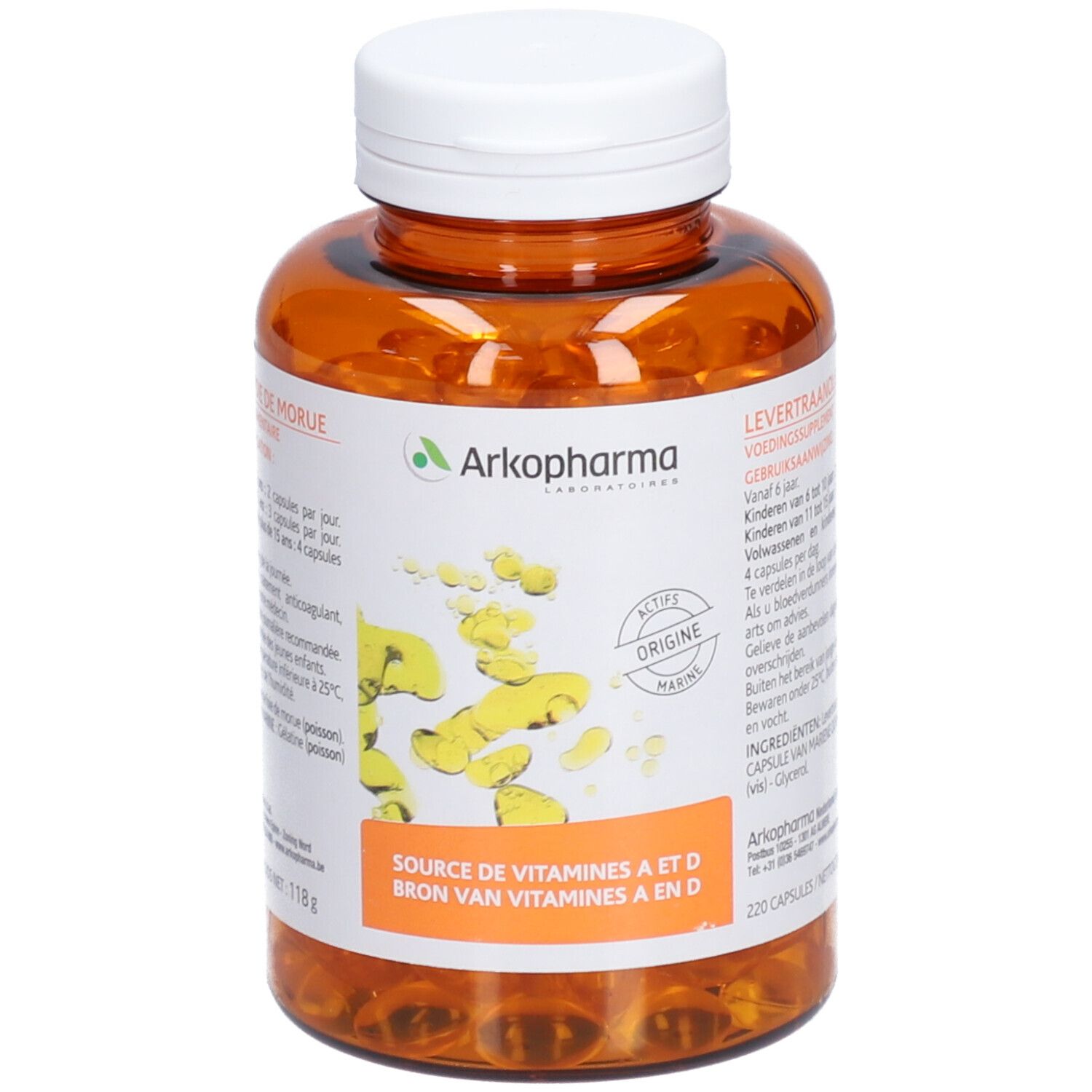 Arkopharma Arkogélules® Huile de foie de morue