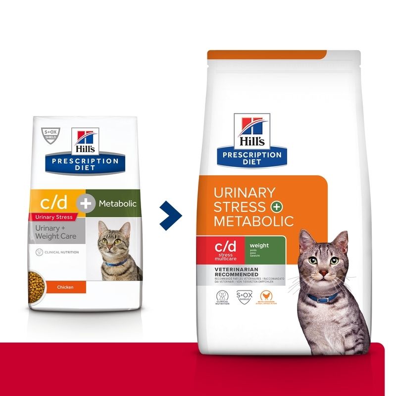Hill's Prescription Diet c/d Multicare Stress + Metabolic Katzenfutter mit Huhn