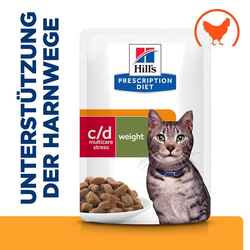 Hill's Prescription Diet c/d Multicare Stress + Metabolic Katzenfutter mit Huhn