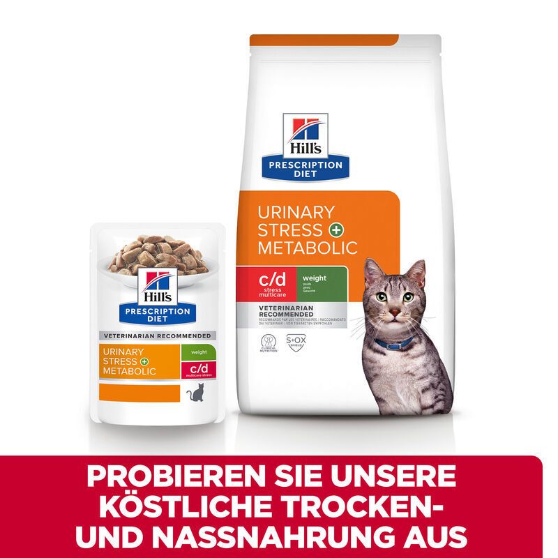 Hill's Prescription Diet c/d Multicare Stress + Metabolic Katzenfutter mit Huhn