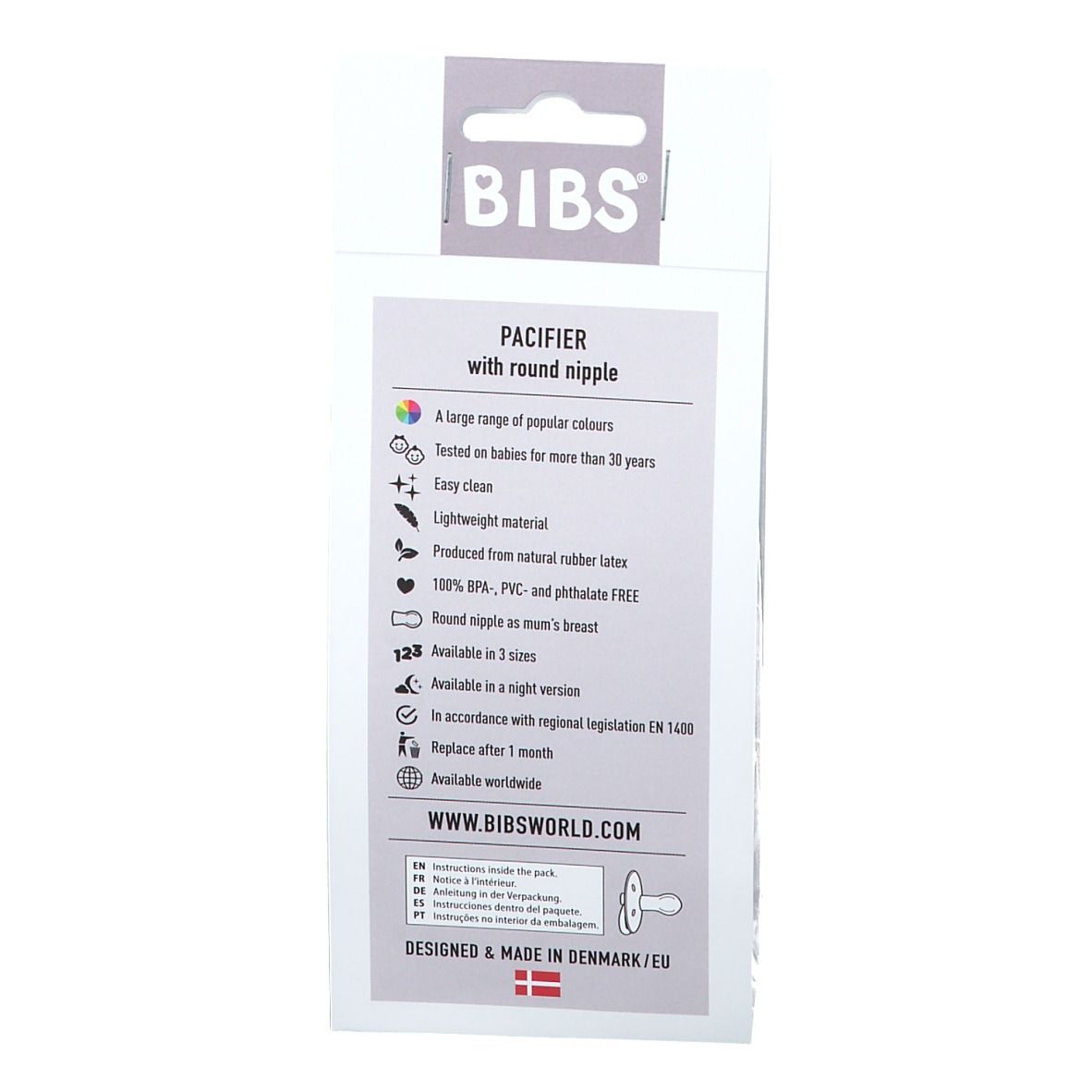 BIBS® BIBS COLOUR Sky Blue - Deep Space 0-6 Monate