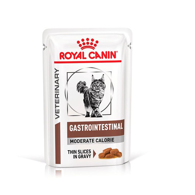 Royal Canin Veterinary Diätetisches Nassfutter für Katzen, "Gastrointestinal Moderate Calorie".