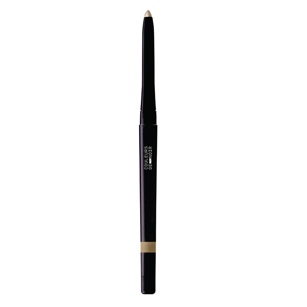 Zwarte kajalstift met beige punt. Opschrift: Les Couleurs de Noir.