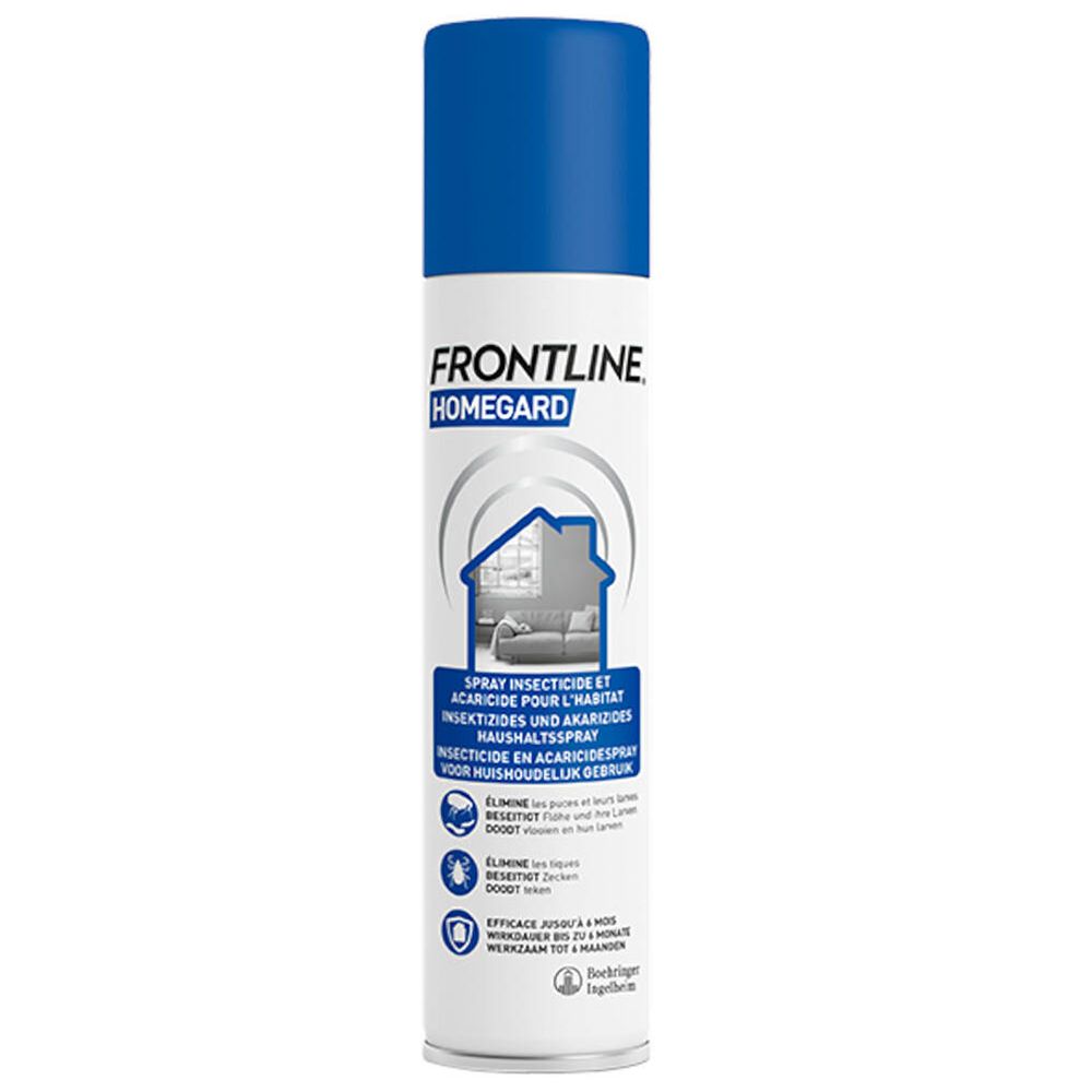 Frontline HomeGard® Spray insecticide et acaricide pour l’habitat