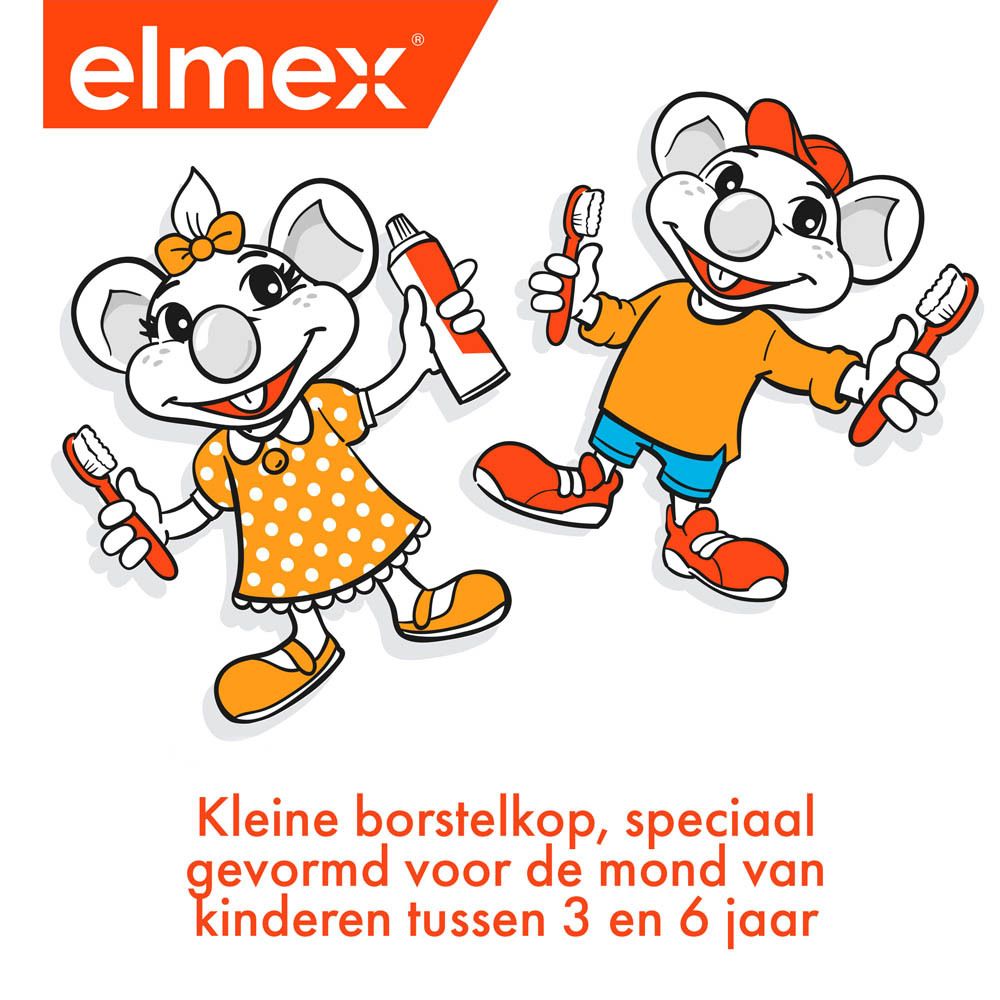 Illustratie: zone met blauwe borstelharen voor dosering tandpasta.