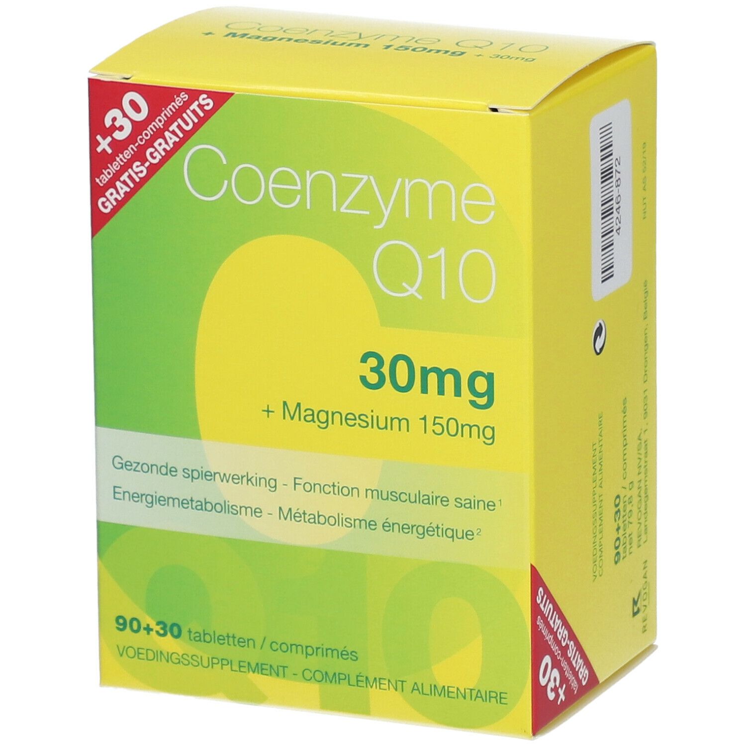 Coenzyme Q10 30 mg + Magnésium