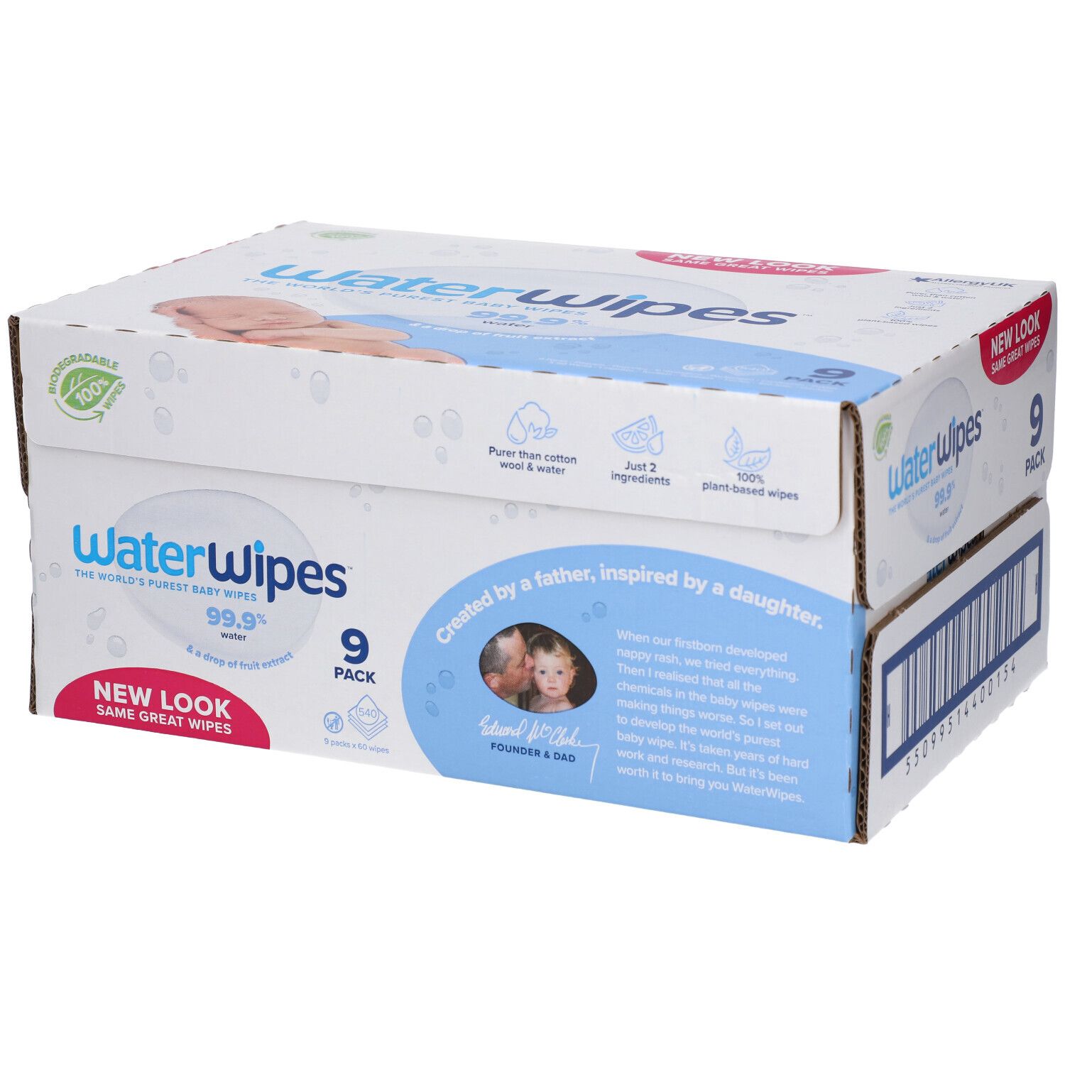 WaterWipes® Feuchttücher