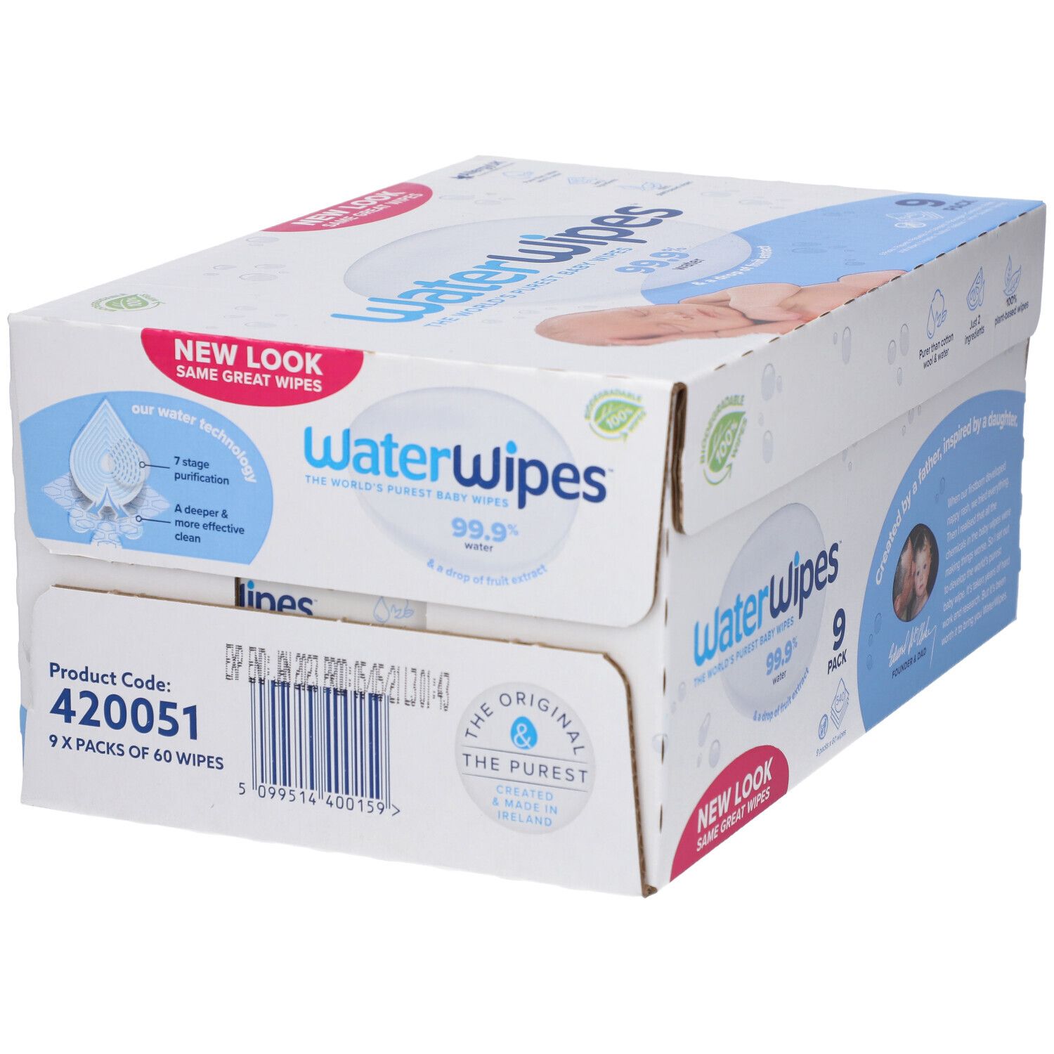WaterWipes® Feuchttücher