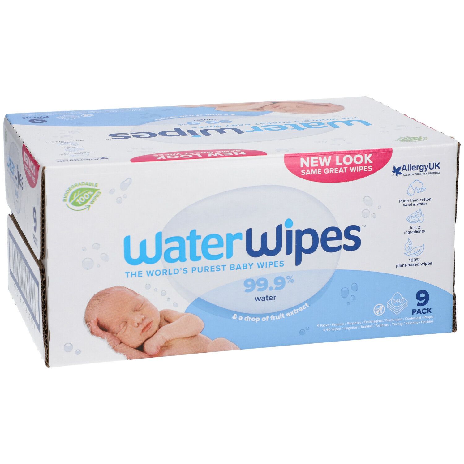 WaterWipes® Feuchttücher 12x60 St - SHOP APOTHEKE