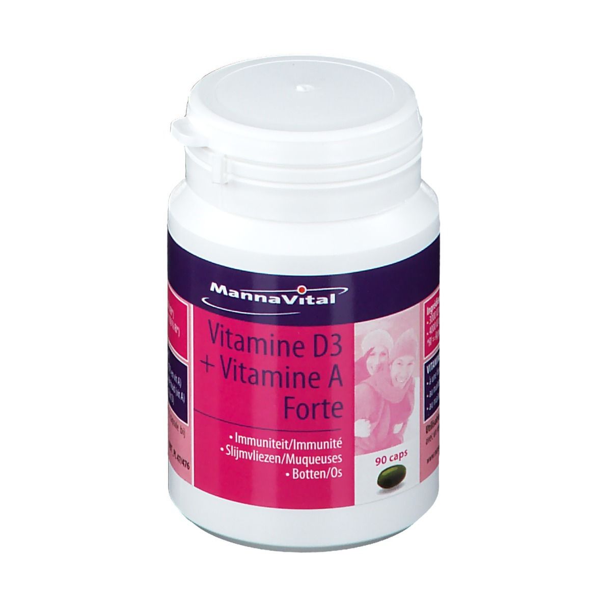Mannavital Vitamine D3 + Vitamine A Forte
