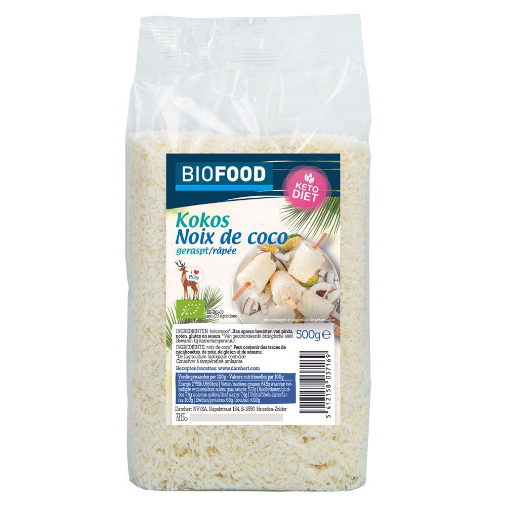 Biofood Noix de coco râpée BIO