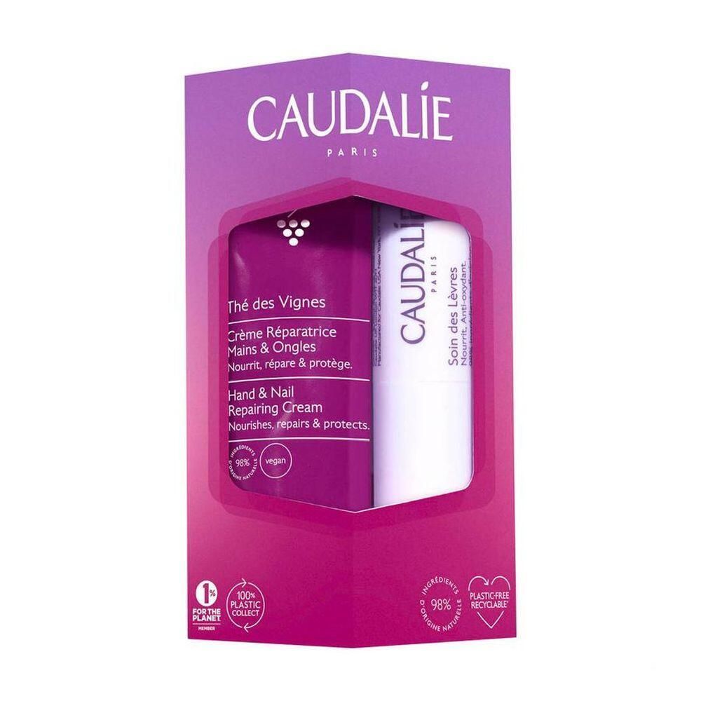 Caudalie Thé des Vignes Crème Réparatrice Mains é Ongles + Soin des Lèvres