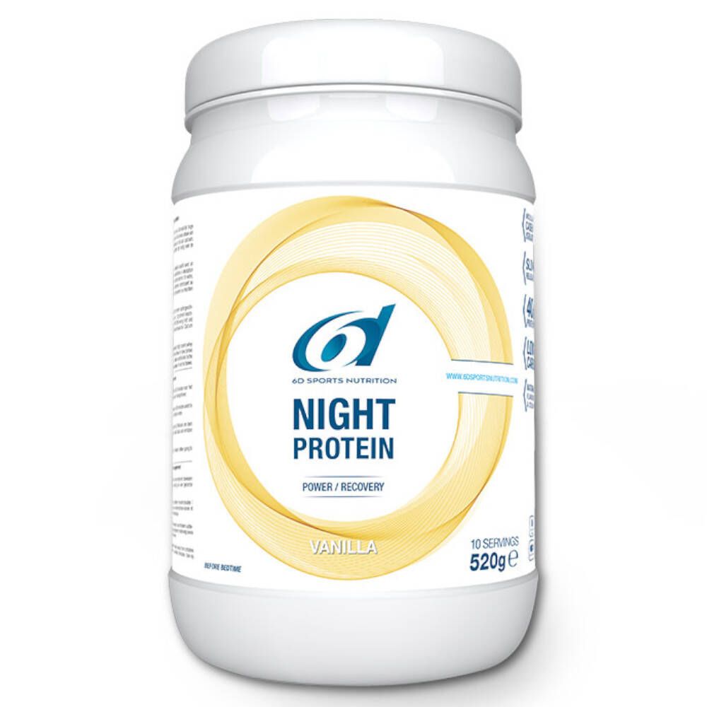 6D Sports Nutrition Night Protein Vanille