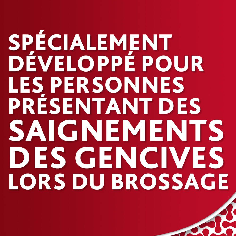 Texte sur fond rouge : Sensation de propreté longue durée.