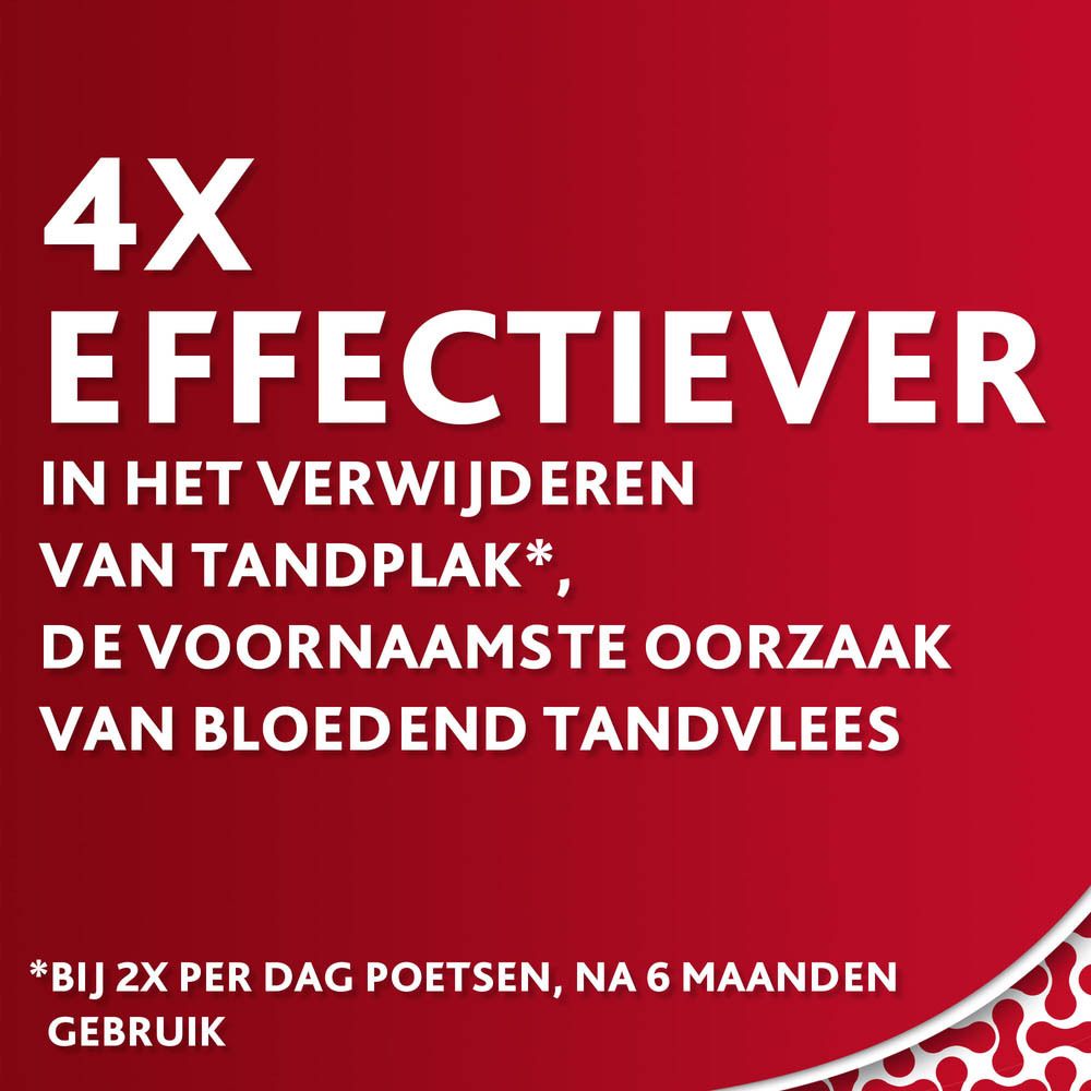 Speciaal ontwikkeld voor mensen met bloedend tandvlees tijdens het poetsen.