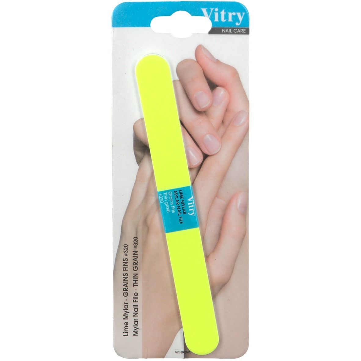 Vitry Lime à ongles Mylar jaune