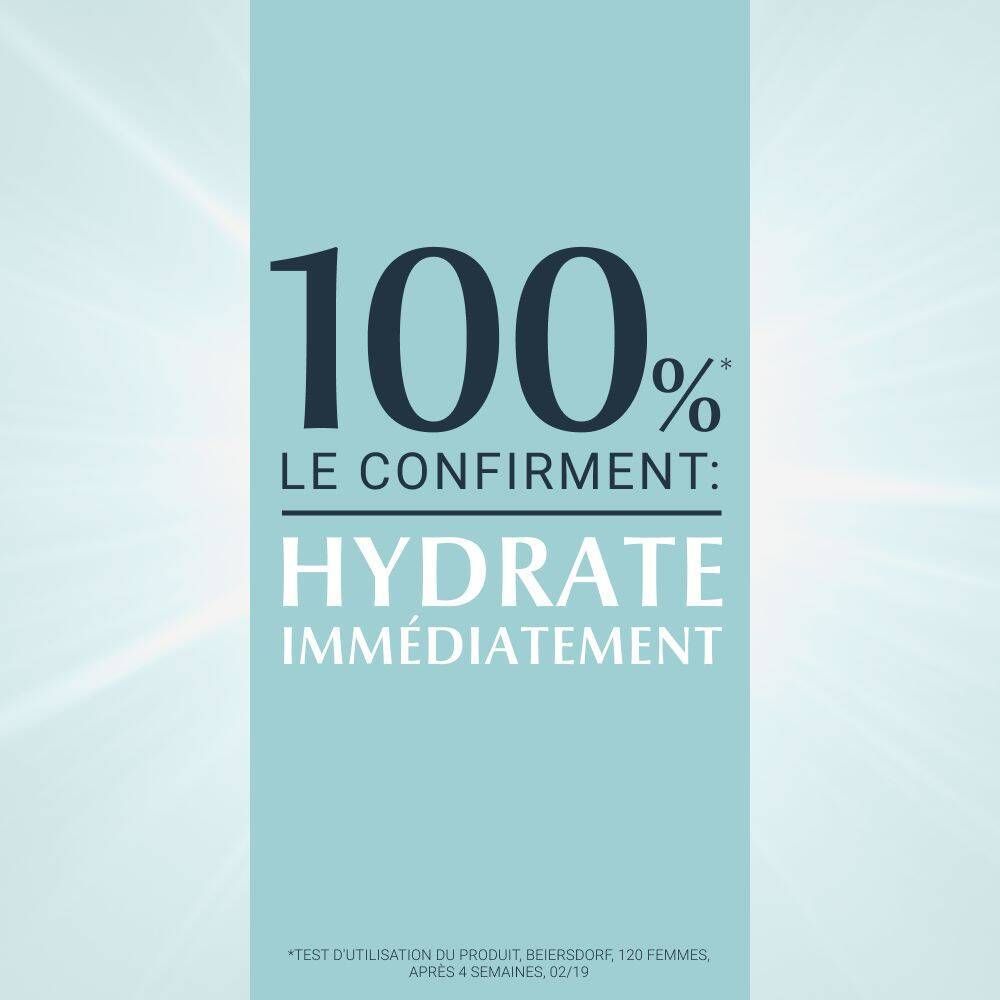 Texte : 100% le confirment : hydrate immédiatement.