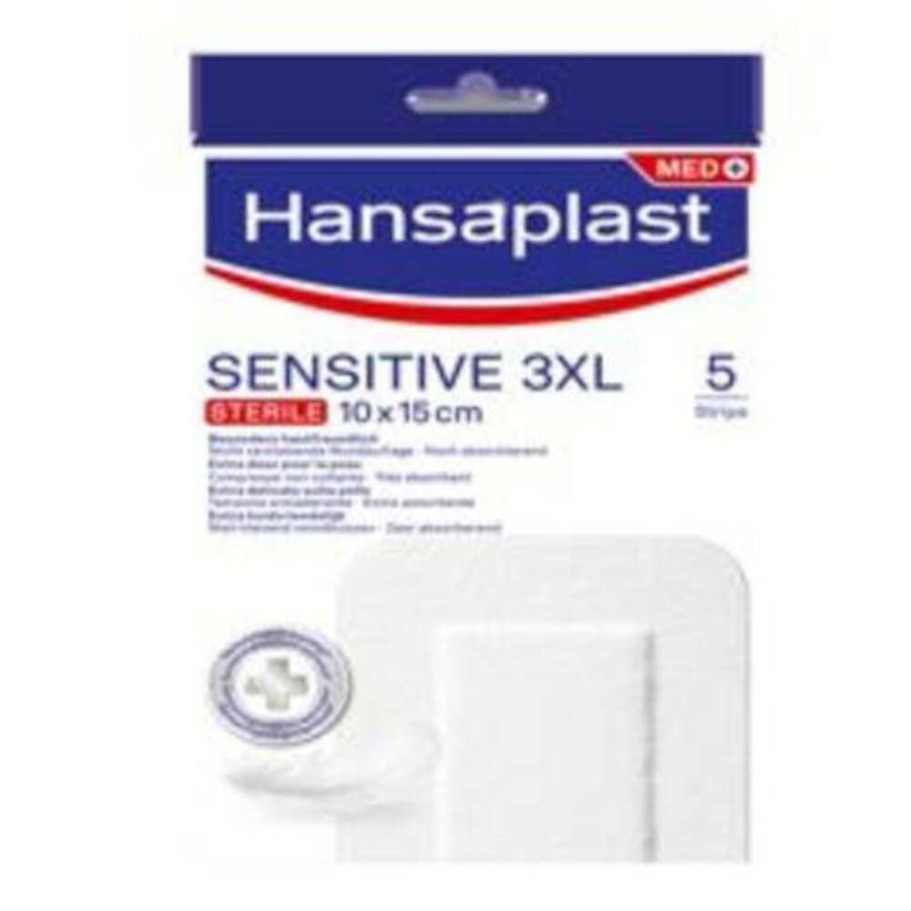 Hansaplast Sensitive 3XL Stérile 10 x 15 cm