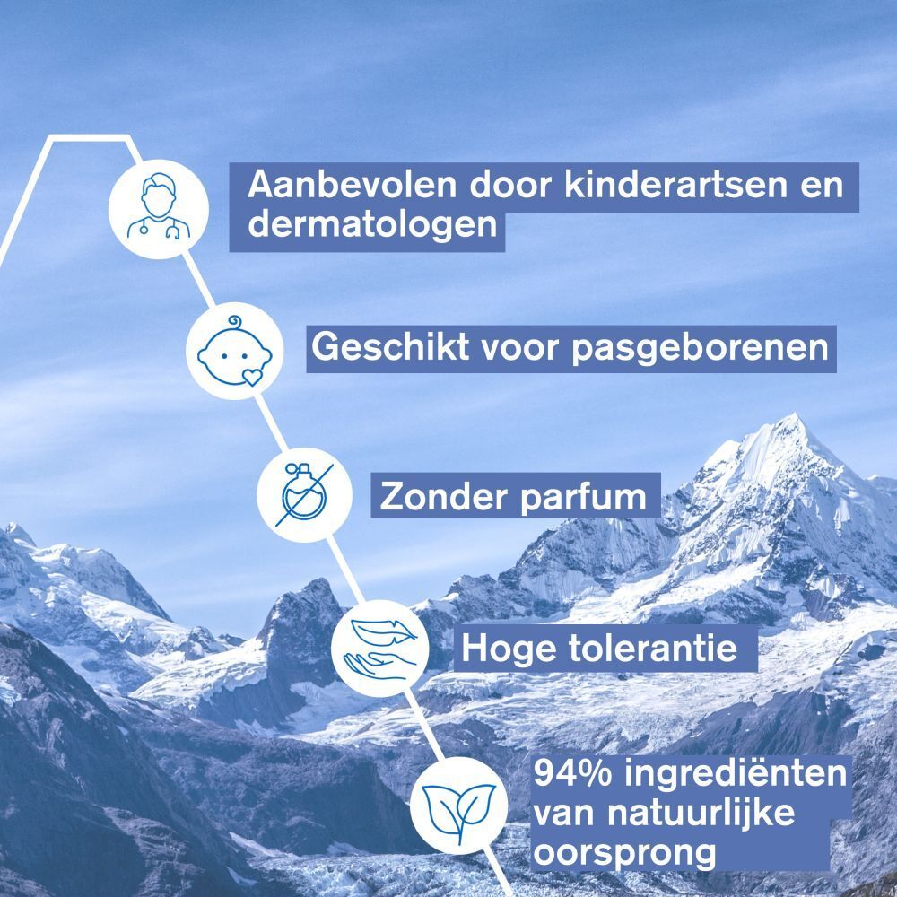 Uriage Bébé 1er Soin péri-oral. Afbeelding met informatie. Aanbevolen door dermatologen en kinderartsen.
