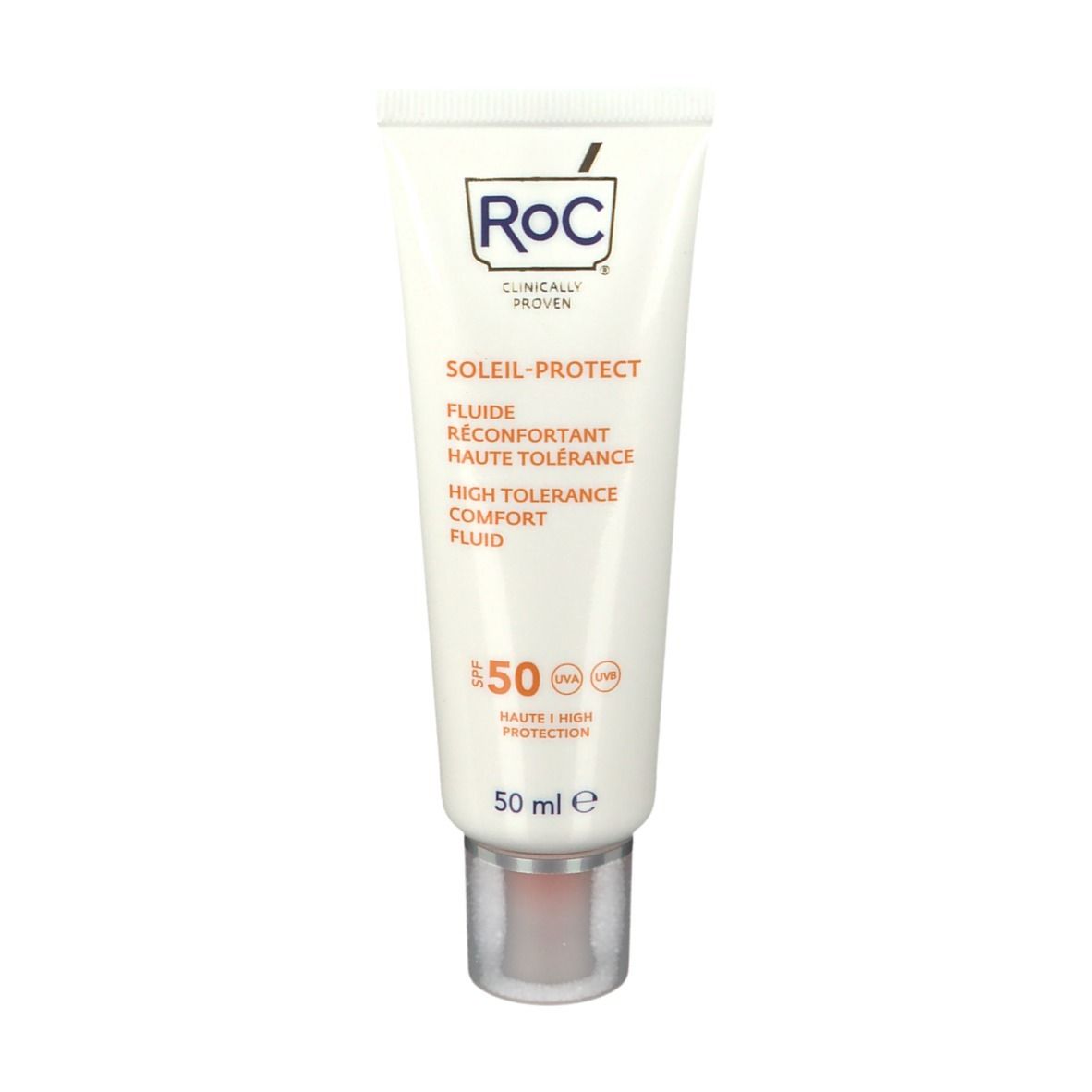 RoC® Soleil Protect Fluide Haute Tolérance Reconfortant Spf50