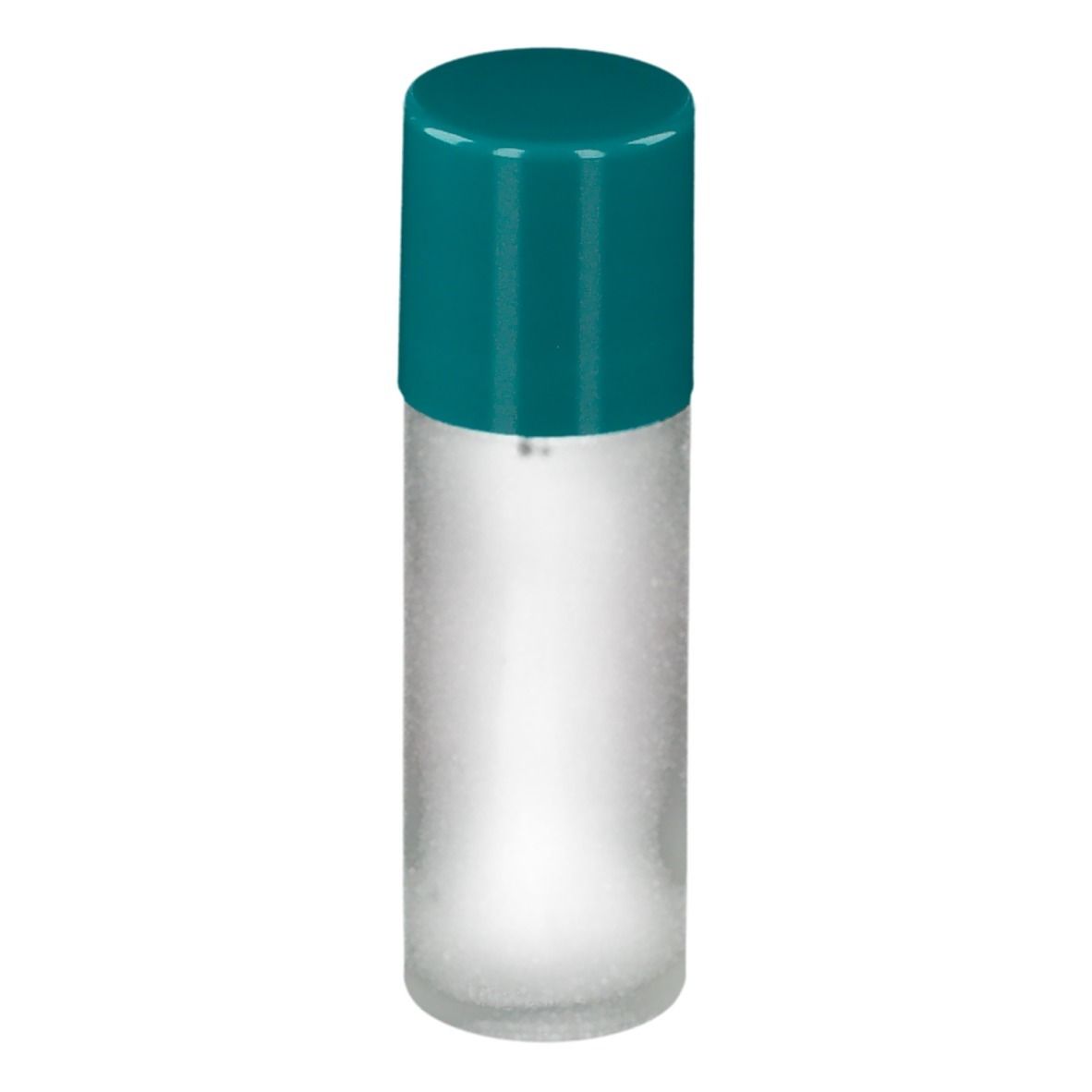 Roll-on déodorant avec bouchon vert. Aucune inscription visible.