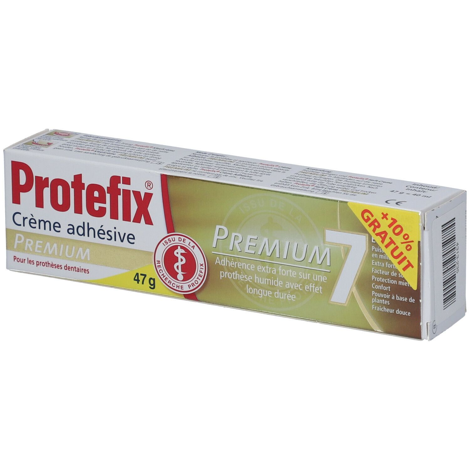 Protefix Kleefcreme Premium + 4ml Gratis Promo 1 St Zahncreme