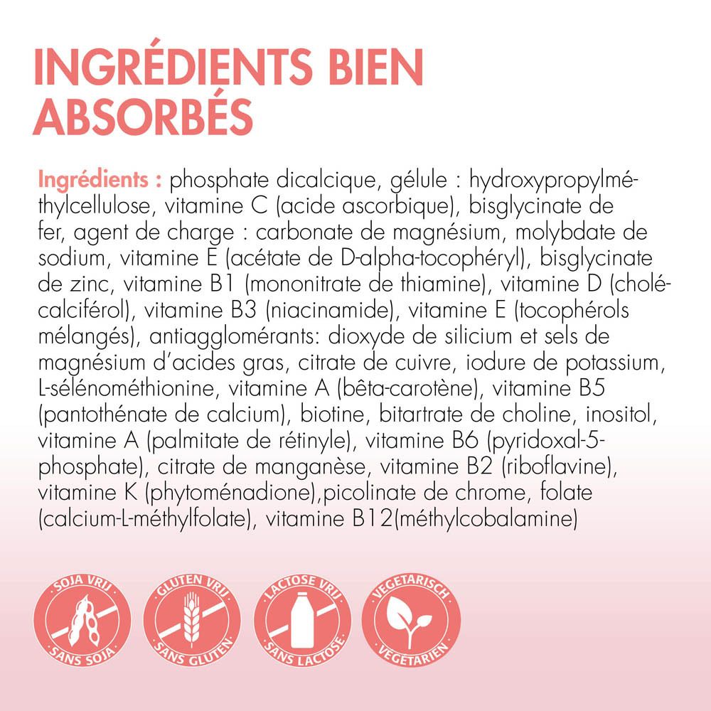 Liste des ingrédients de BariNutrics Multi. Informations sur la composition et les avantages du produit.