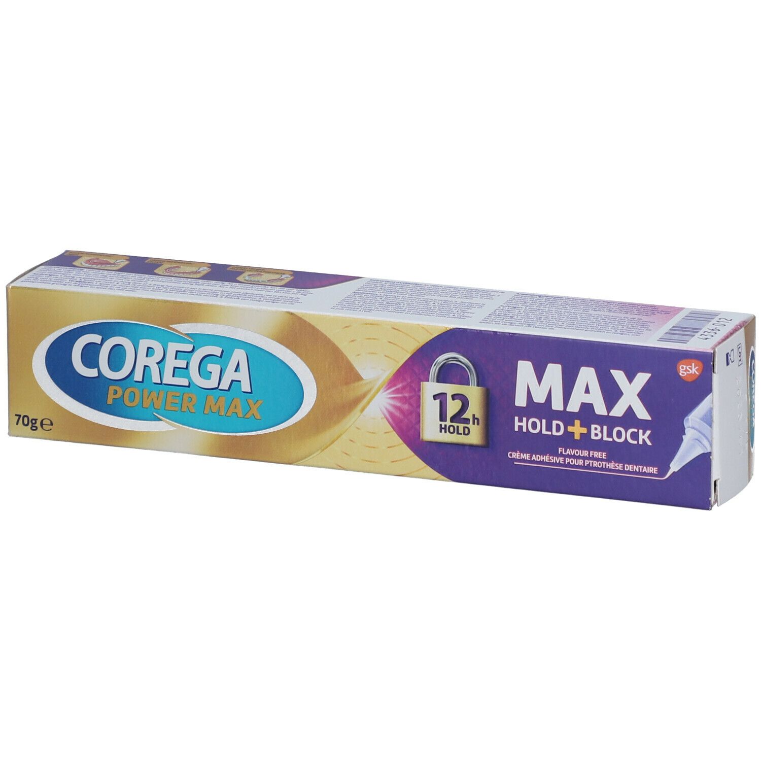 Corega Power Max Hold + Blocage