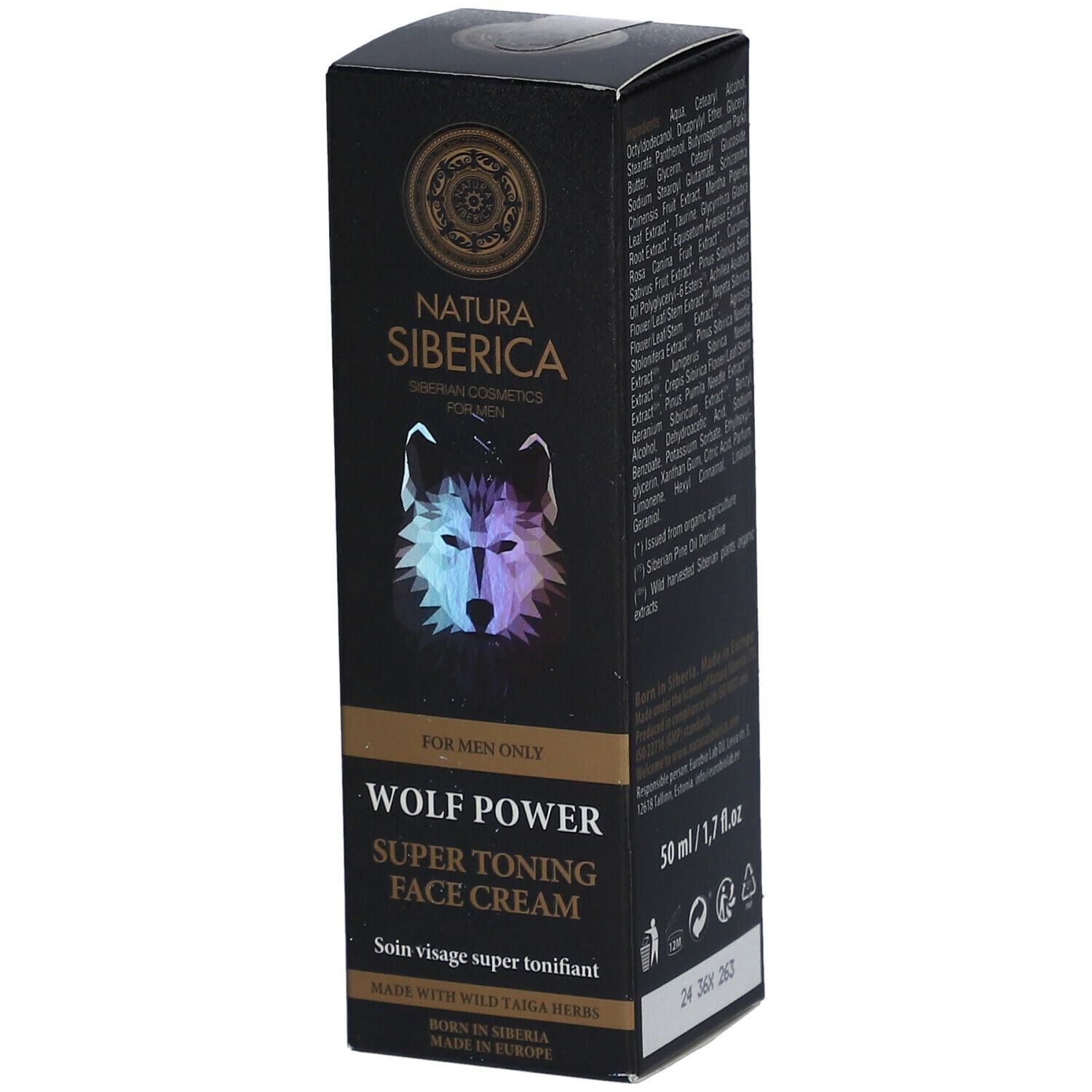 Natura Siberica Wolf Power Super Toning Face Cream 50 ml