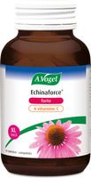 Bruine glazen fles met witte dop. A.Vogel Echinaforce forte + Vitamine C. XL Pack.