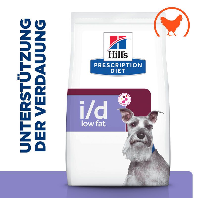 Hill's Prescription Diet i/d Low Fat Hundefutter mit Huhn