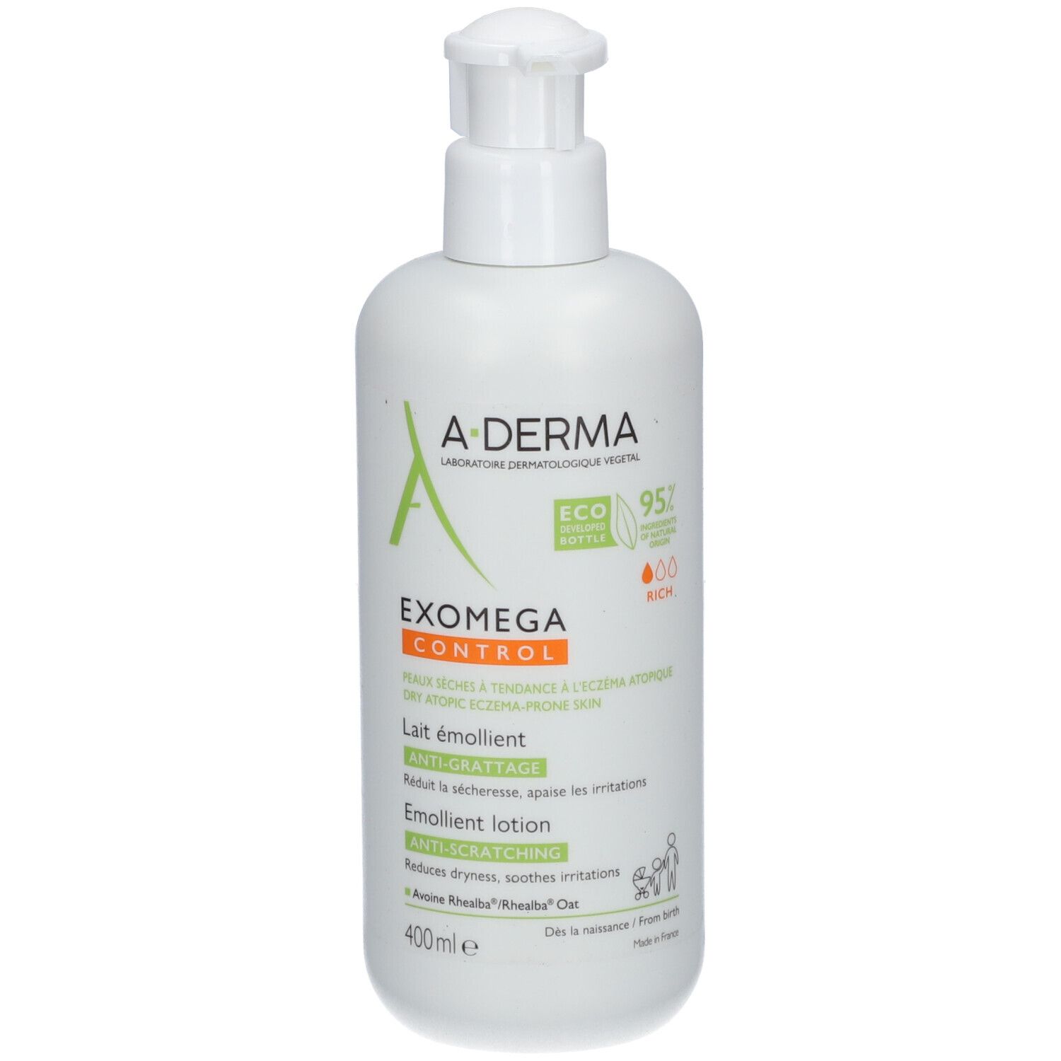 A-Derma Exomega Control Lait émollient anti-grattage