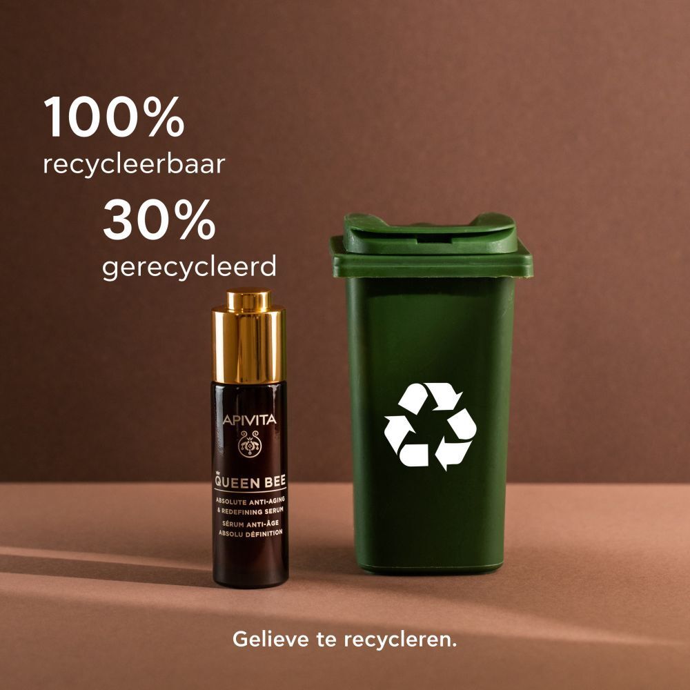 Productafbeelding met vuilnisbak. Toont recyclinginformatie.