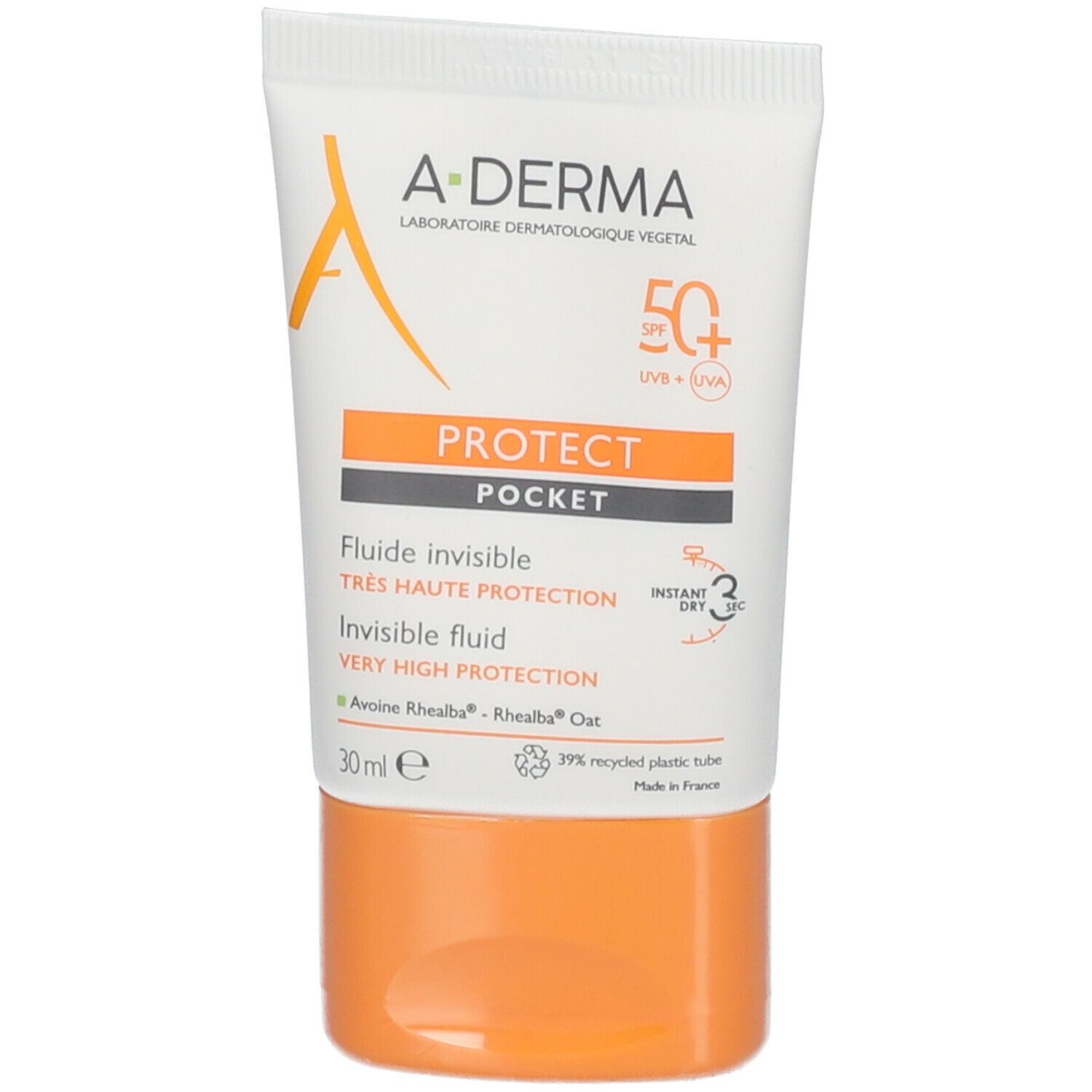 A-Derma Protect Pocket Onzichtbare Fluide SPF50+ | Zeer hoge zonnebescherming 30