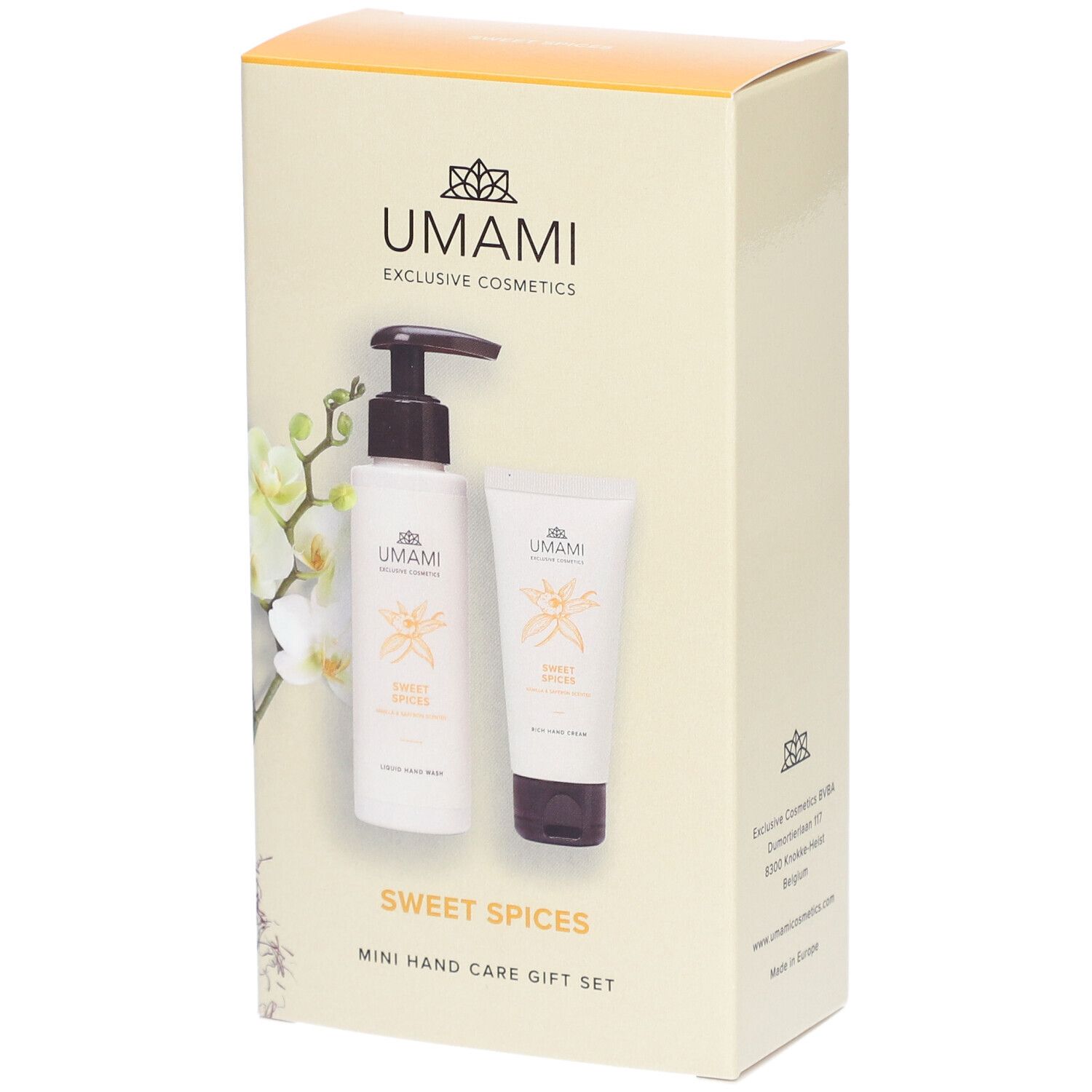 Umami Sweet Spices Mini Hand Care Gift Set Vanille & Saffran