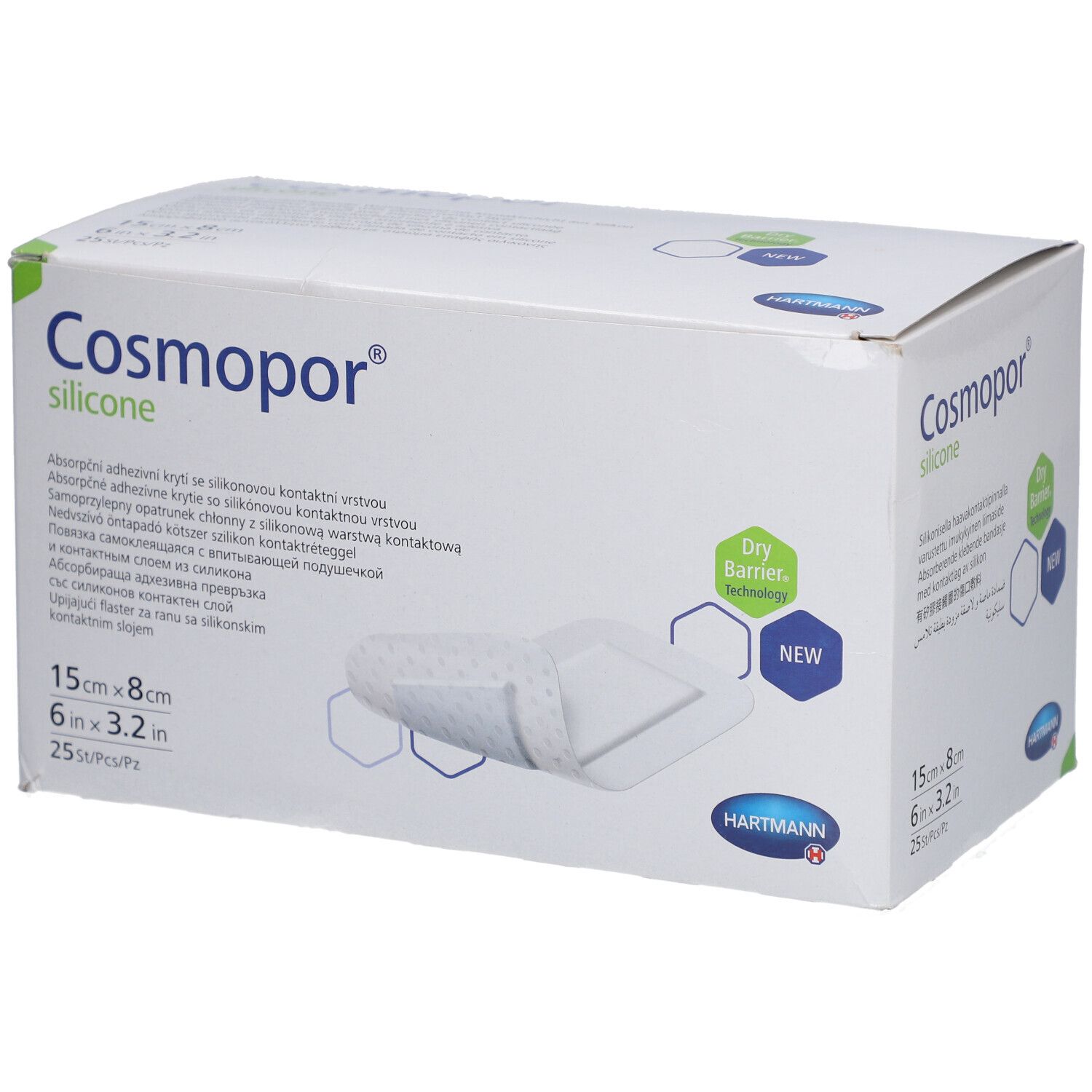 Hartmann Cosmopor Silicone 15 x 8 cm 901103 25 St Auflage