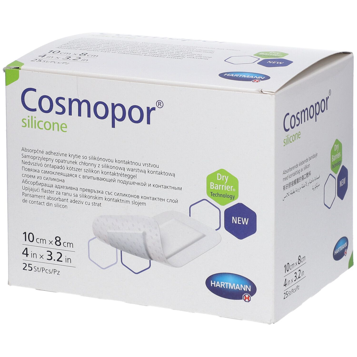 Hartmann Cosmopor Silicone 10 x 8 cm 901102 25 St Auflage