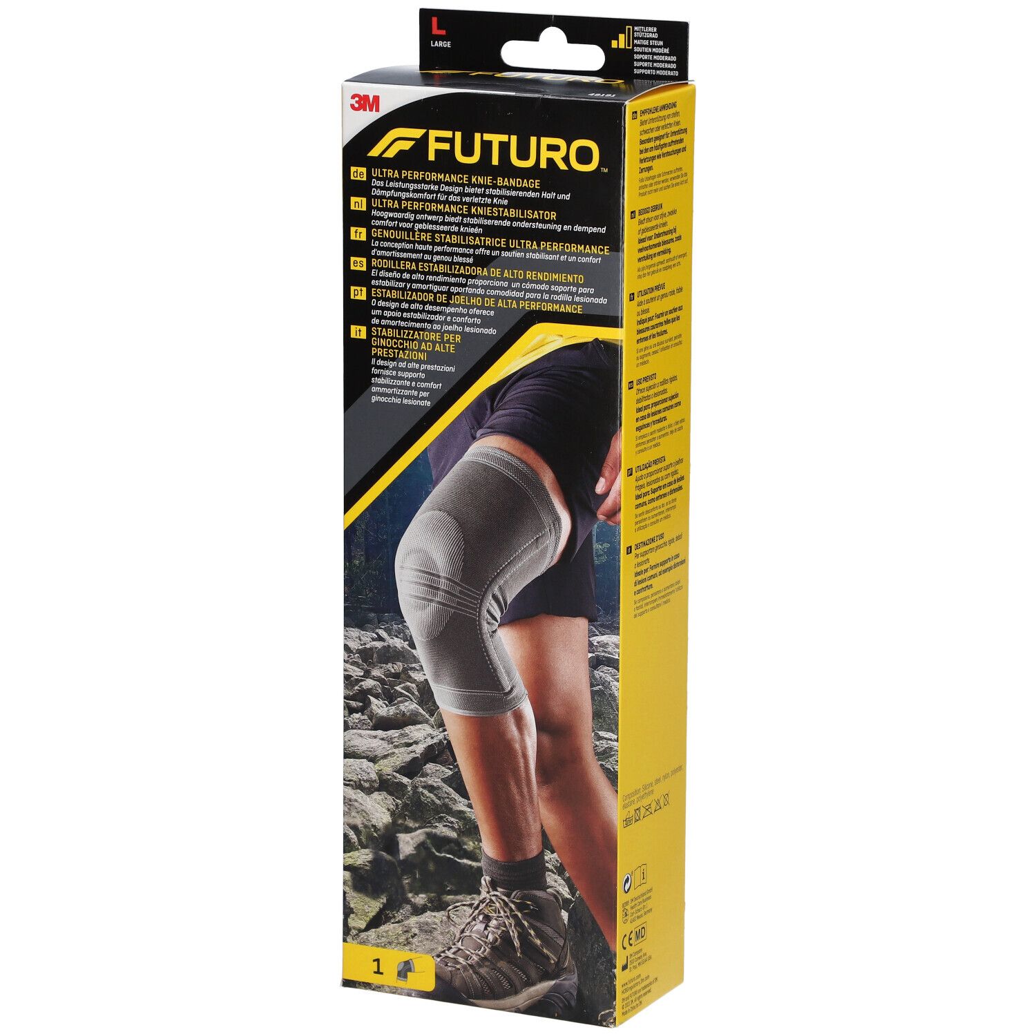 Futuro Bandage de Stabilisation du Genou Large 1 pièce