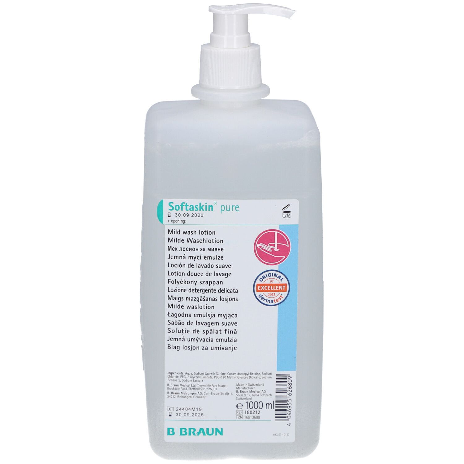 Softaskin Pure Waslotion 180212 1l 1 l Lotion