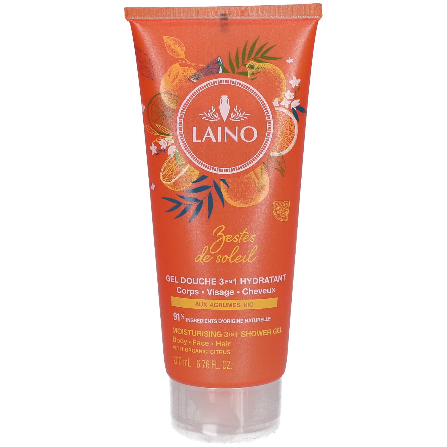 Laino 3 in 1 Shower Gel with Organic Citrus 17,6x8x4,6 cm Duschgel