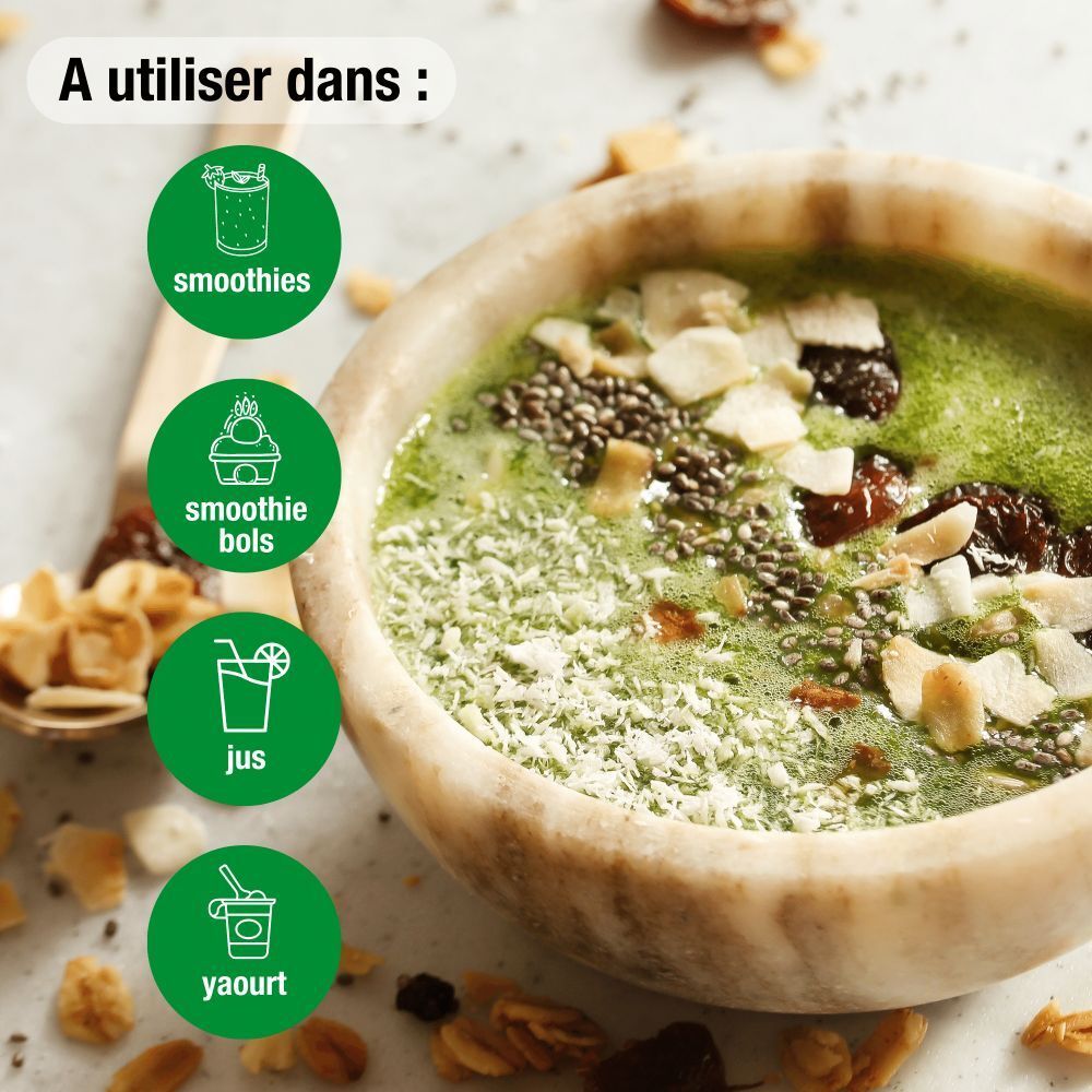 Bol avec ingrédients pour smoothie. Illustrations pour smoothies, bols de smoothie, jus et yaourt.