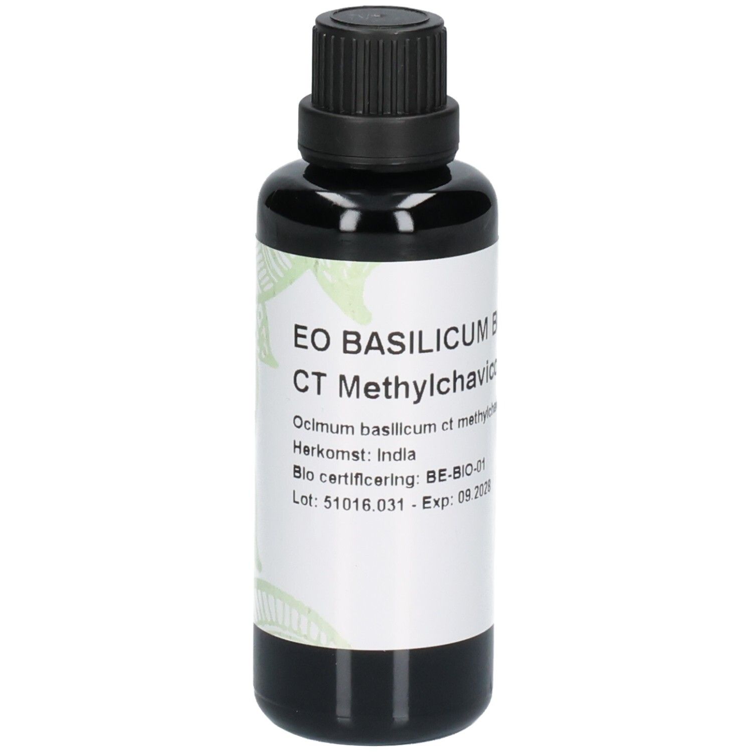 Sjankara Basilicum Methylchavic. Etherische olie Bio 50 Olie